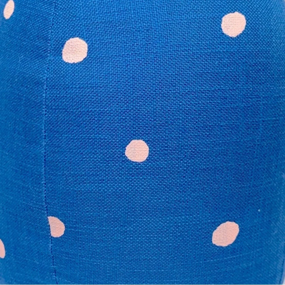 3 for $15 SALE Easter Egg Throw Pillow, blue with pink polka dots from Target
